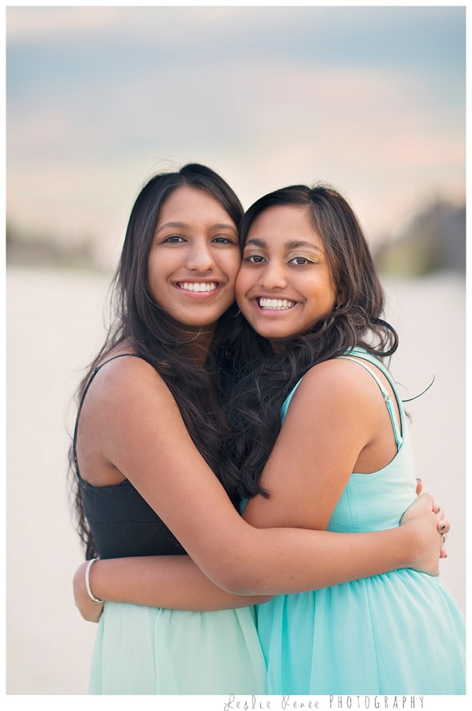 Oceanside high school sisters at Nickerson Beach