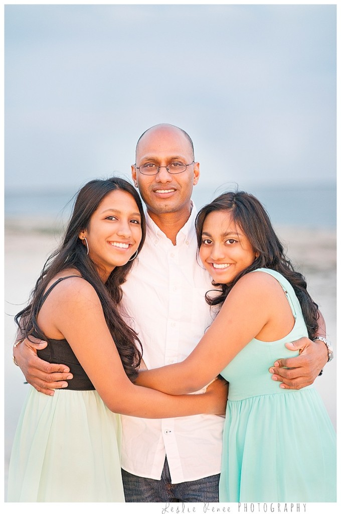 Oceanside Dad with this twin girls at Nickerson Beach