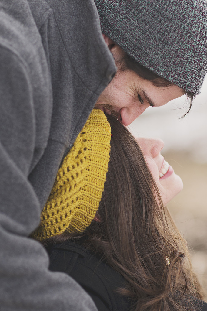 kiss on the forehead at Astoria Park