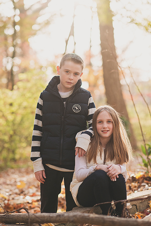 Oceanside brother and sister photo