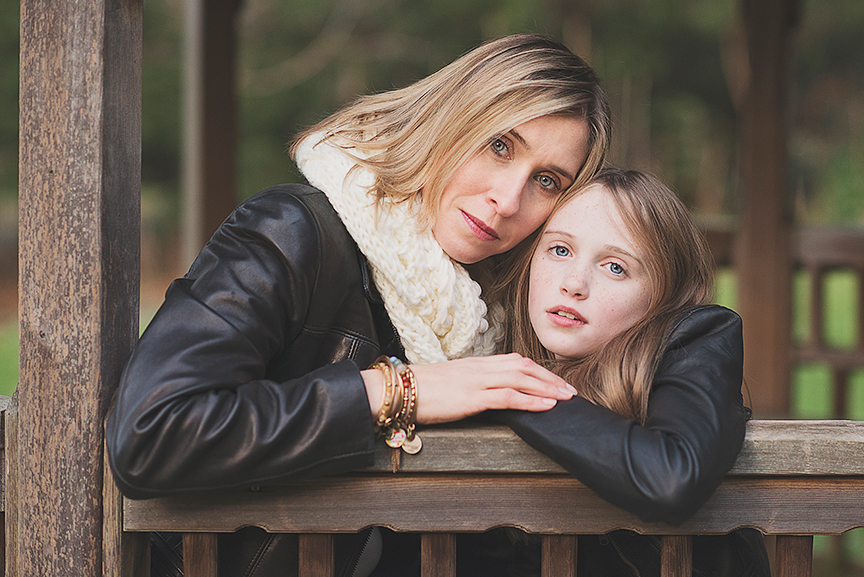 mother daughter natural light portrait