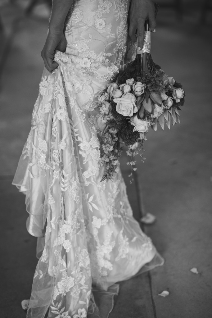 Long Island Barn wedding dress