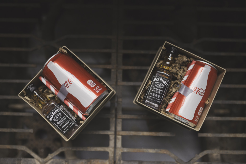 Jack and coke groomsmen gift