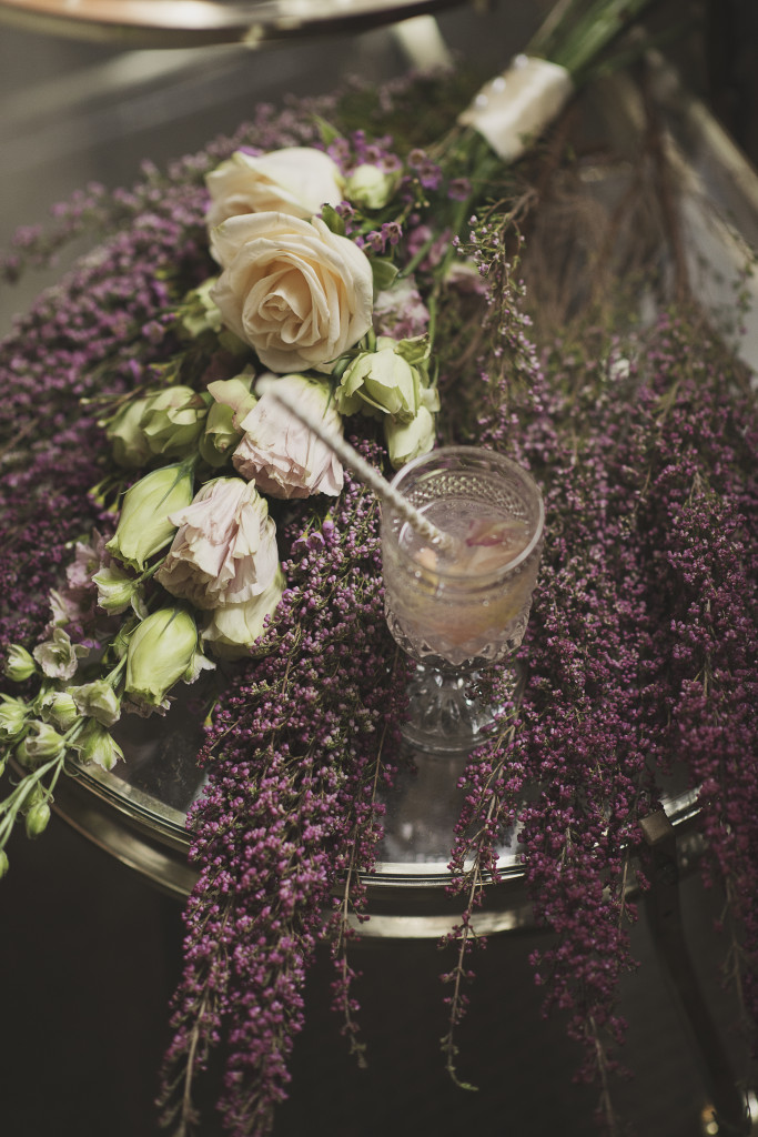 lavender wedding details