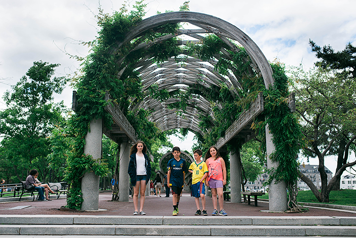 travel photography the kids in Boston