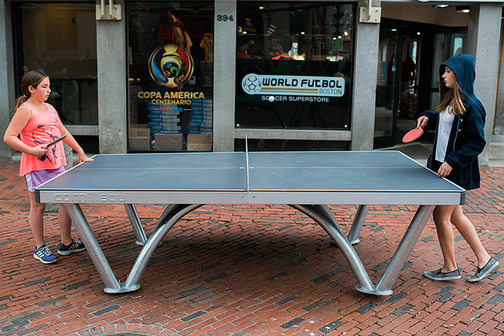 The Levines in Boston Quincy Market