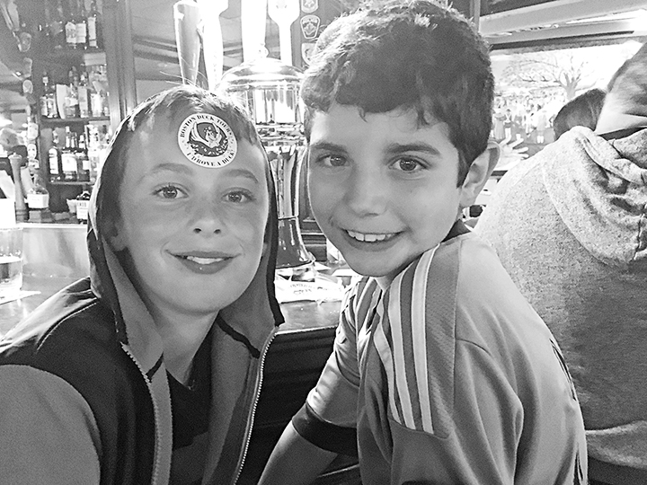 Keaton and Matthew at Union Oyster House in Boston