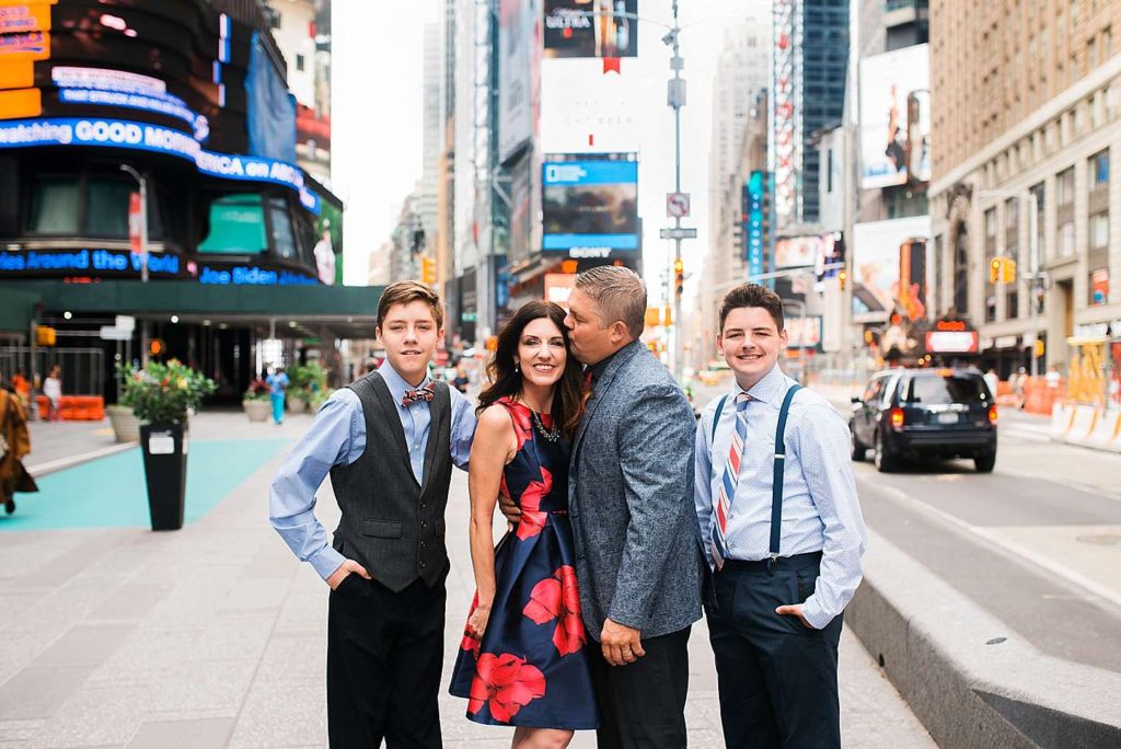 Long Island Family Photographer Times Square photos
