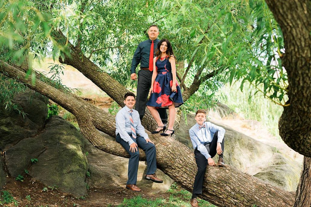 Long Island family photographer at Harlem Meer