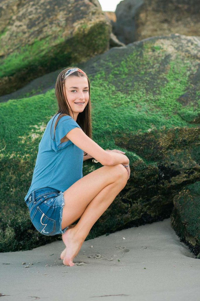 teenage girl photos on the beach Long Beach New York