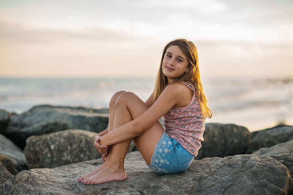 little girl on the beach photos Long Beach New York