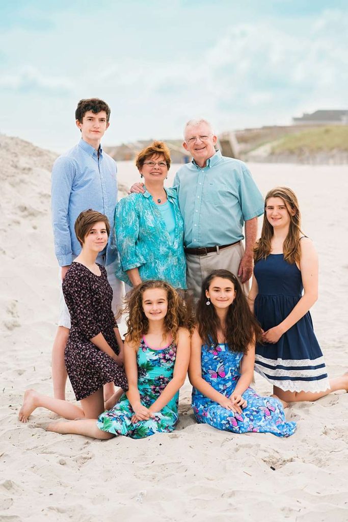 Long Beach Family Photographer with grandkids 