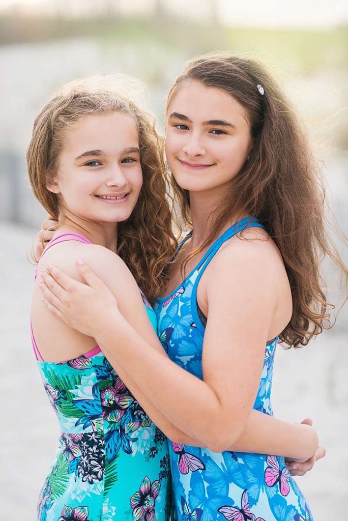 Long Beach Family Photographer sisters 