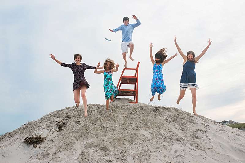 Long Beach Family Photographer jumping kids