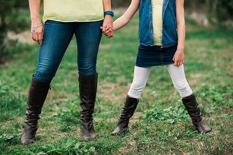 mommy daughter matching boots