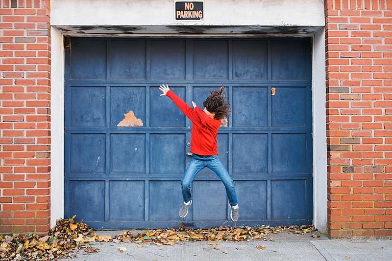 Northport Family Photos kid doing the dab