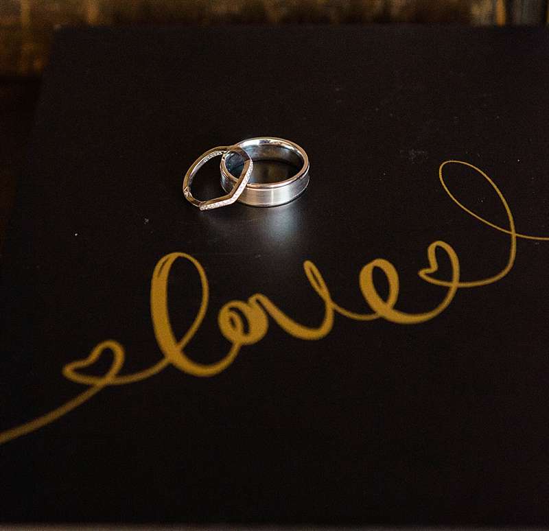 Long Island Town Hall Wedding rings