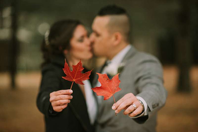 Long Island Town Hall Wedding autumn wedding