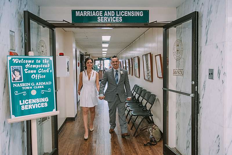 Long Island Town Hall Wedding long island elopement