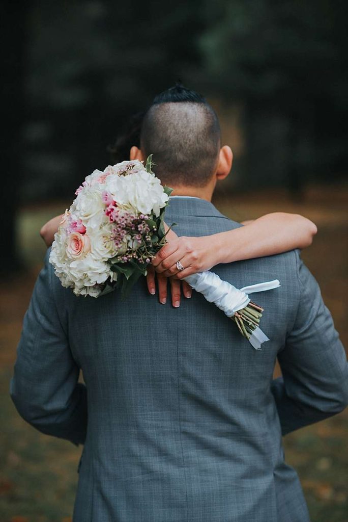 Long Island Town Hall Wedding couple photo