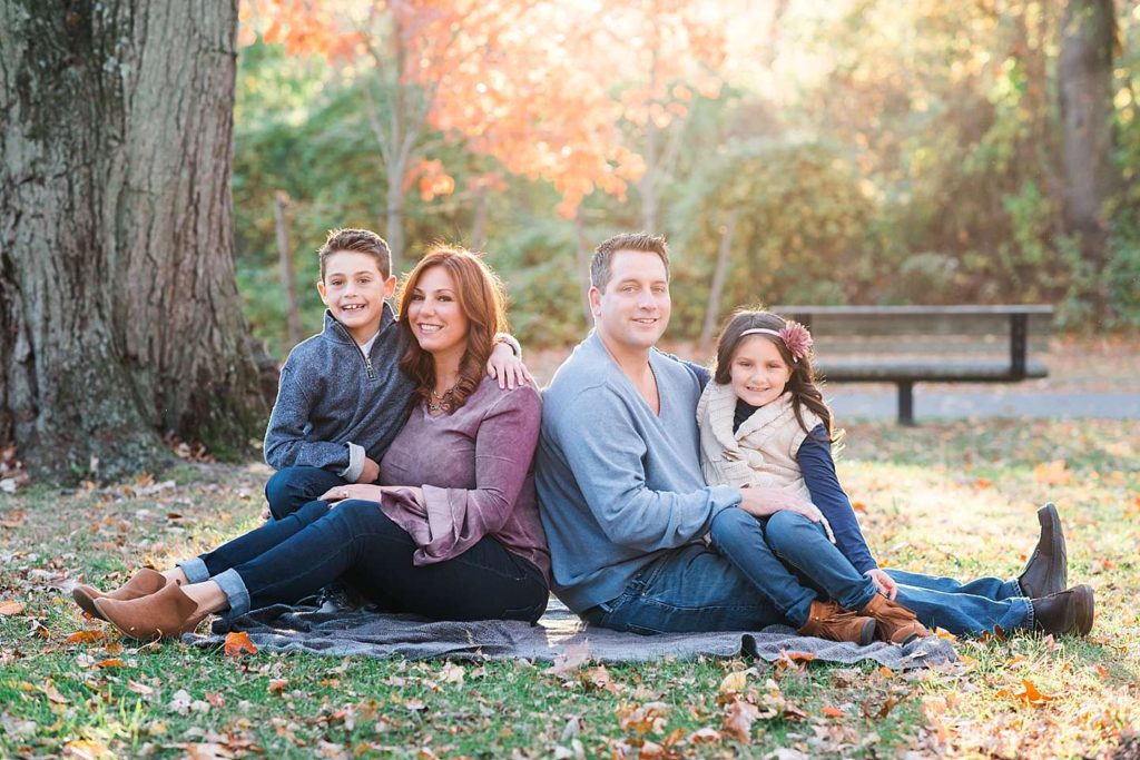 Long Island Family Photographer beautiful light family photo
