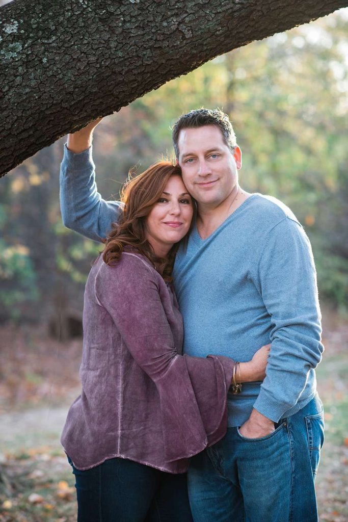 Long Island Family Photographer couple photo at Hempstead Lake State Park