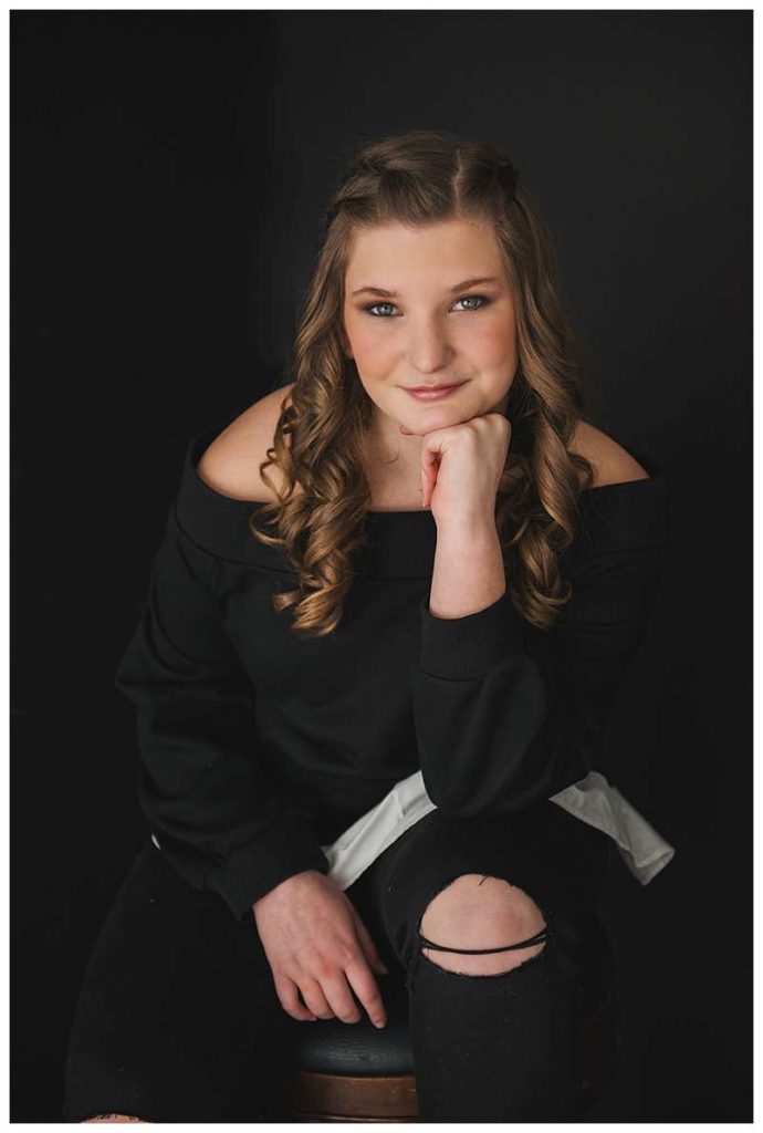 Long Island Modern Studio Portraits pre bat mitzvah photo shoot