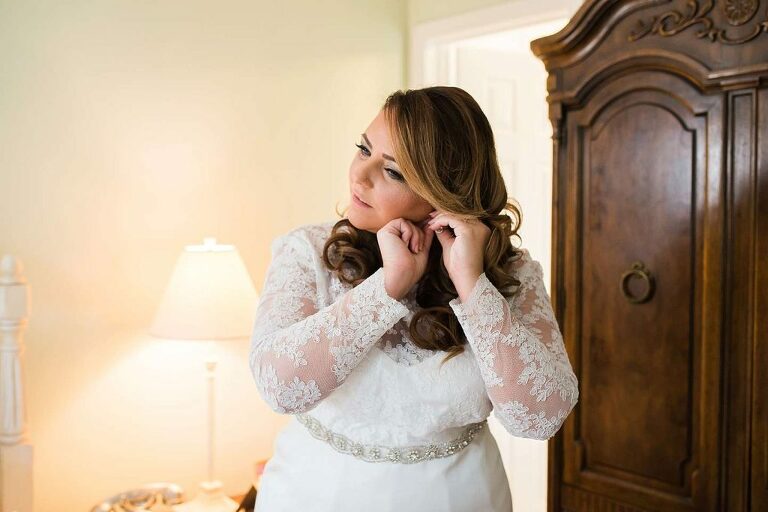 Long Island Wedding Photographer bride getting ready