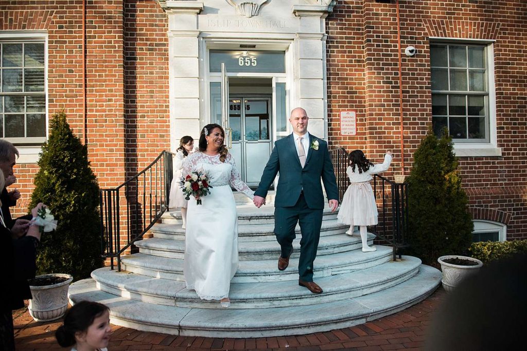 Long Island Wedding Photographer after the ceremony