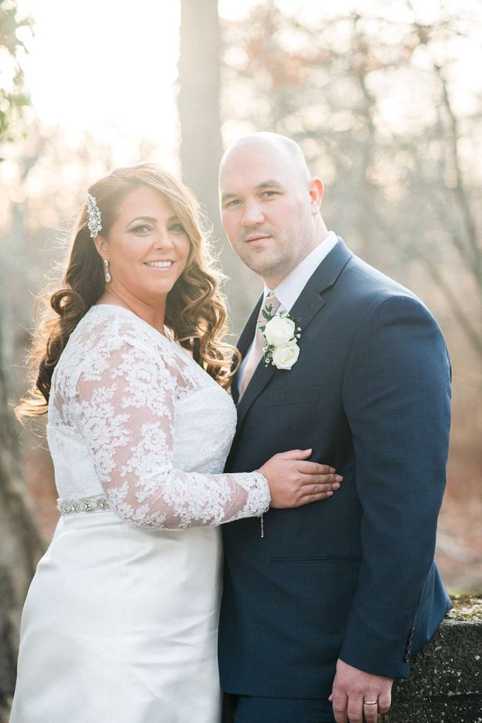 Long Island Wedding Photographer bride and groom at Seatuck