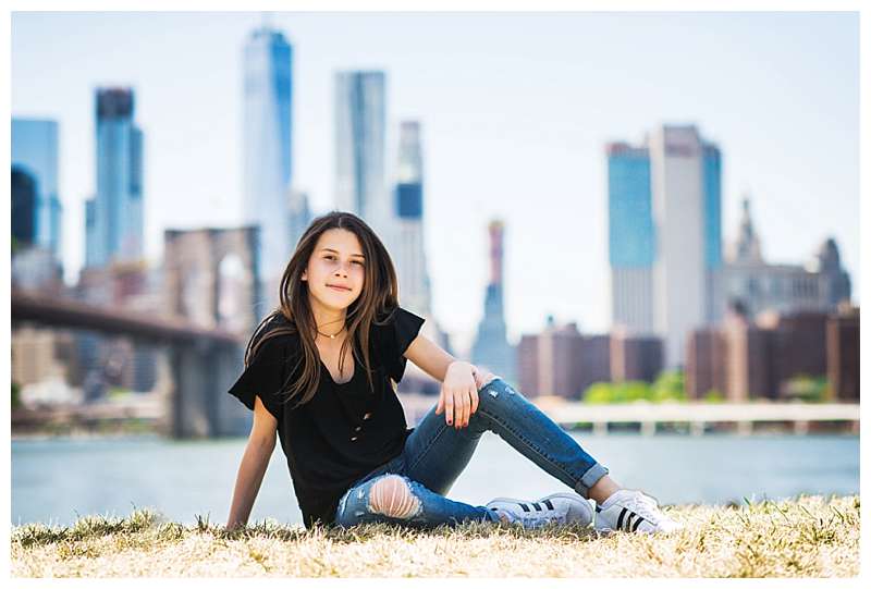 Brooklyn Bridge Bat Mitzvah manhattan skyline