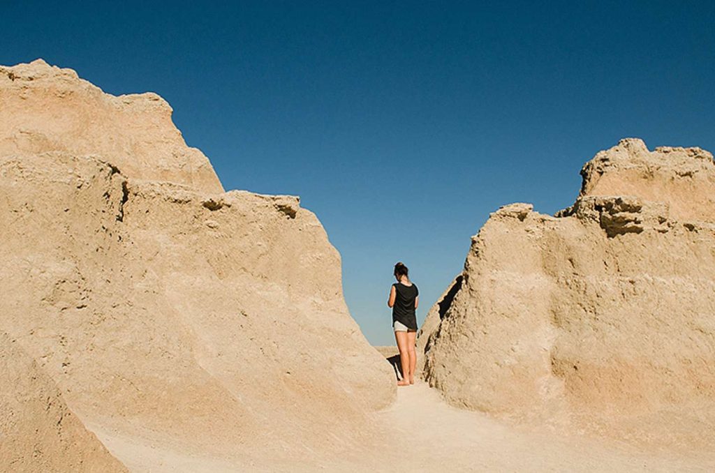 Family Travel Photography teen at The Badlands