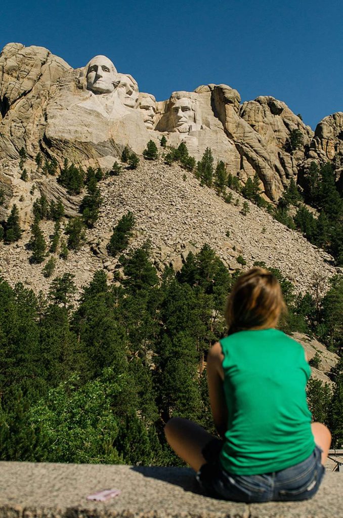 Family Travel Photography Lana Levine at Mount Rushmore South Dakota