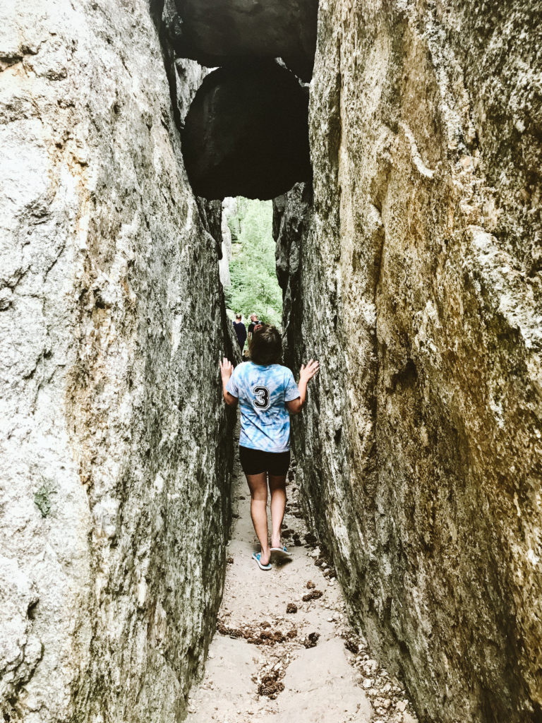 Family Travel Photography rock formations sylvan lake black hills south dakota