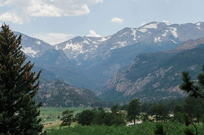 majestic view in Rocky mountain national park