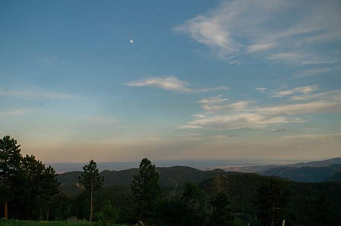 sunset in colorado