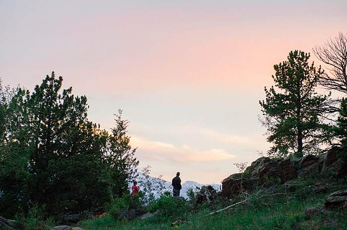 panoramic point in Roosevelt national forest 