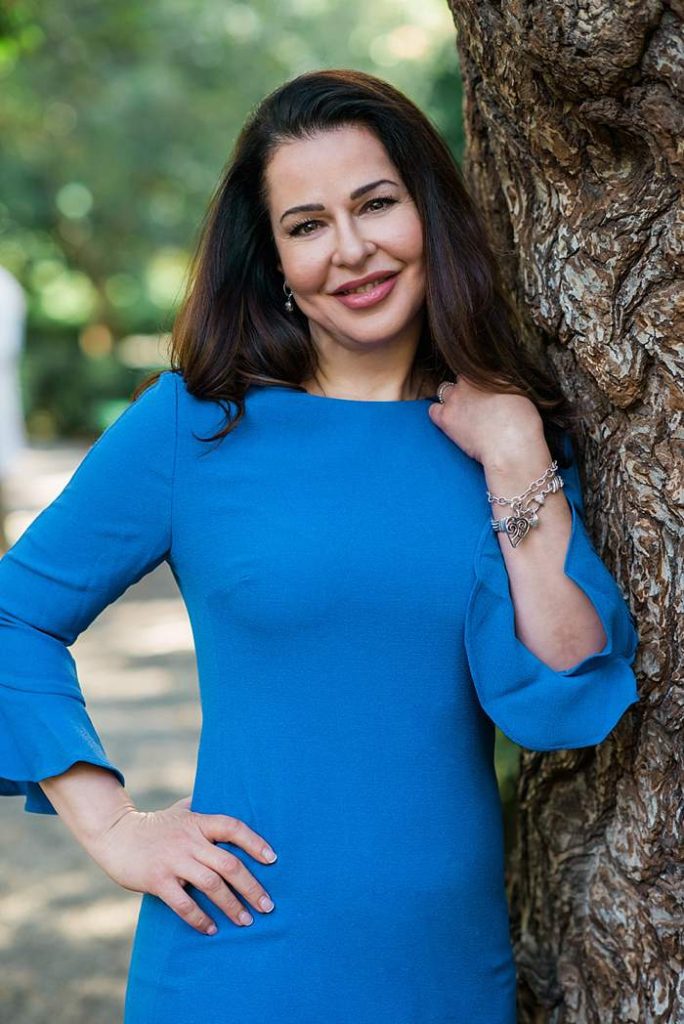 NYC Head Shots blue dress