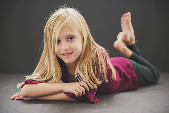 kids head shots Long Island backlight with contrast 