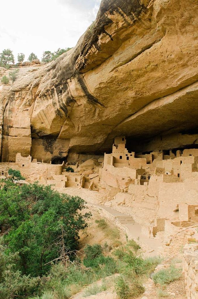 Mesa Verde National Park Travel Photography ancient dwellings on the side of a cliff