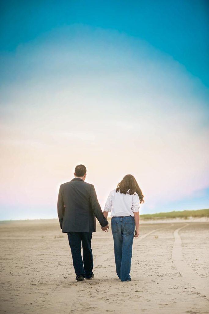 Long Island Beach Family Photos dad and his daughter