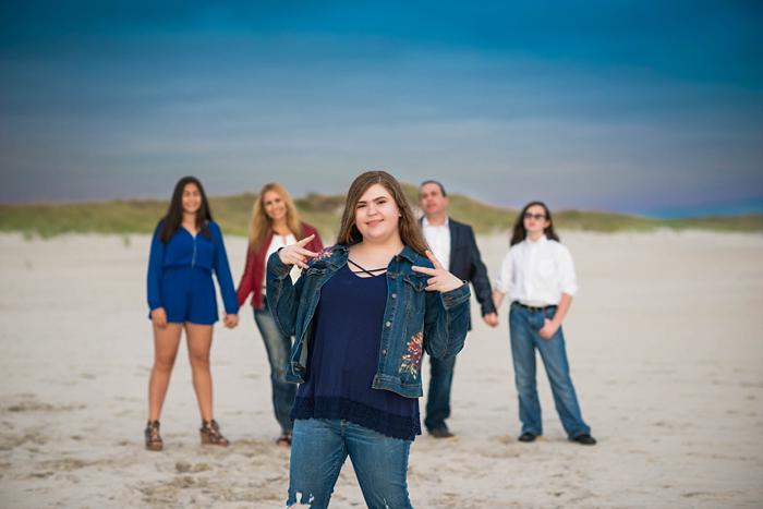 Long Island Beach Family Photos jean jacket