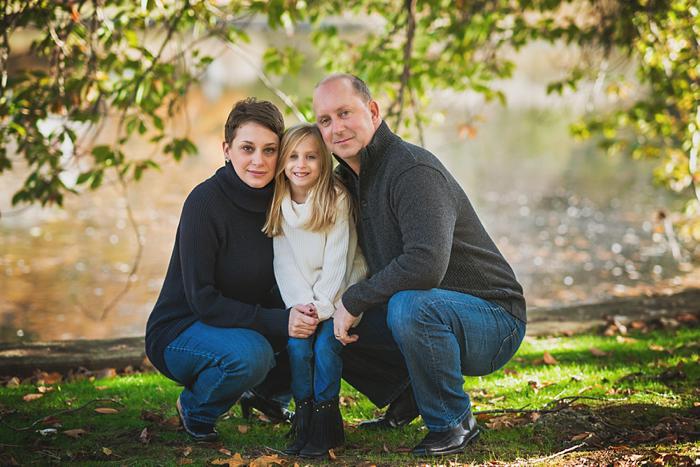 Long Island Family Photographer family of three pose