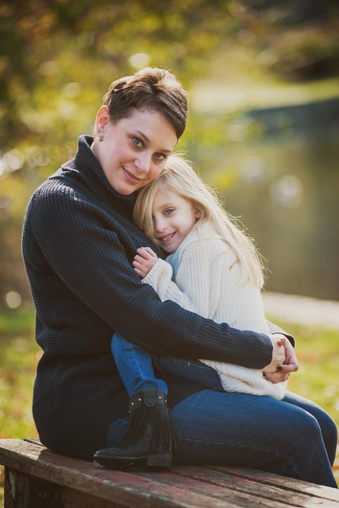 Long Island Family Photographer mom and daughter pose