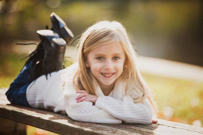 Long Island Family Photographer on the bench