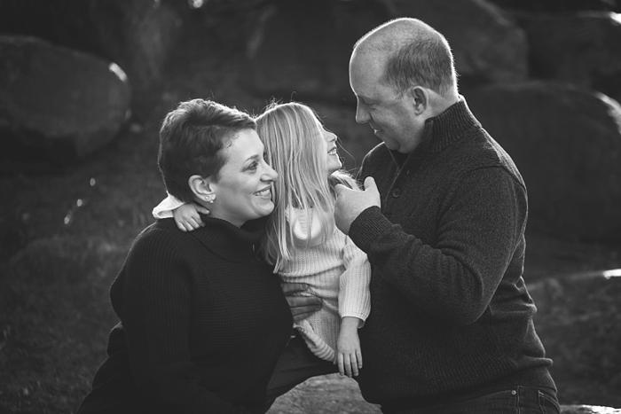 Long Island Family Photographer black and white portrait 