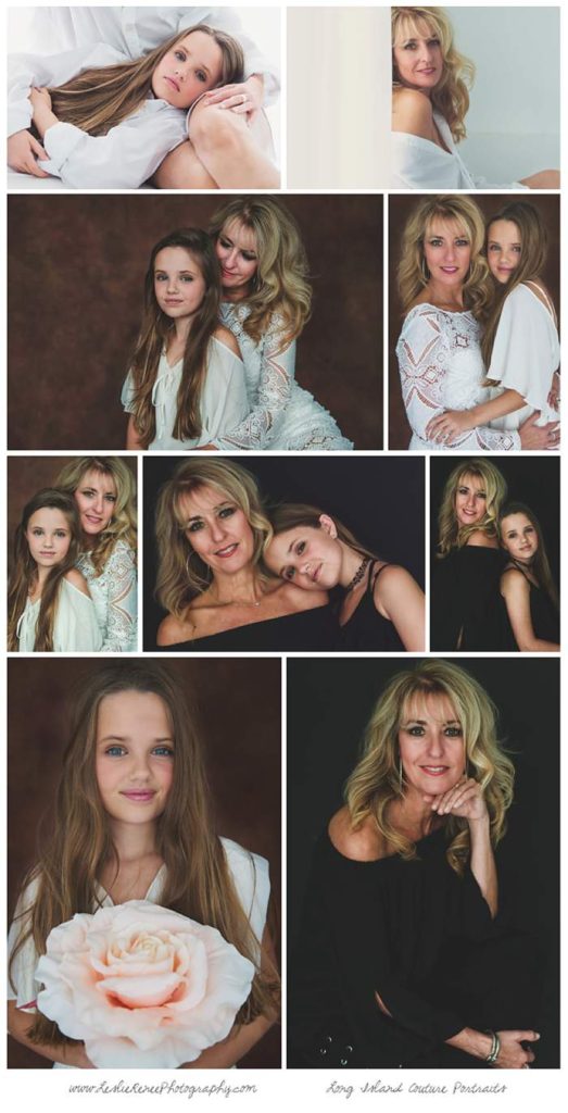 couture mother daughter studio session