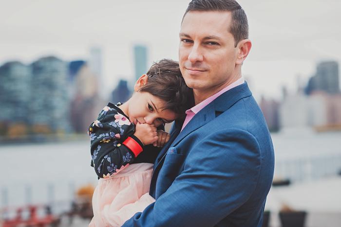 Gantry Plaza Family Photos dad and his girl in Long Island City