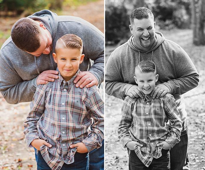 Hempstead Lake State Park Family dad and son