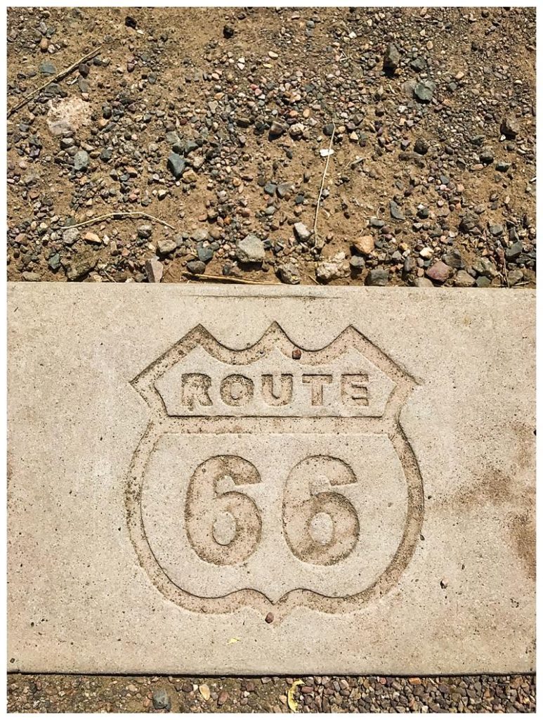 Mother Daughter Road Trip Route 66 marker